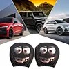 2pcs Halloween Headrest Covers Decorative Cushion Cover Elastic Head Rest Covers