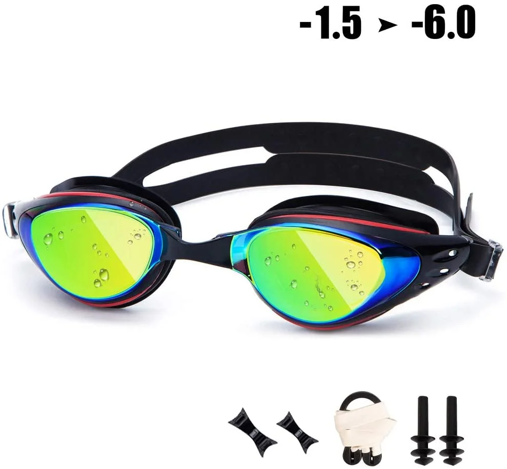 Swimming Goggles,Prescription Swim Goggles for Men Women Adult Junior