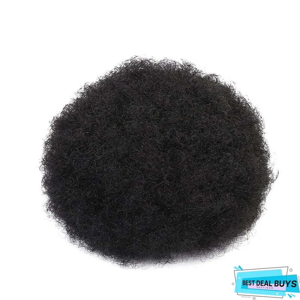 Human Hair Ball Head Fluffy Hair Bud