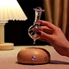 Essential Oil Nebulizing Diffuser - Aromatic Elegance - Wooden Base Design