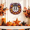 Pumpkin Wreath DIY Acrylic 5D Crystal Diamond Gem Art Hanging Ornament
