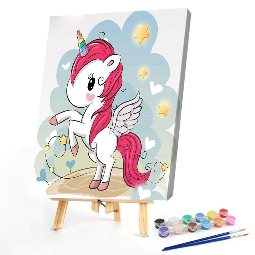 

40*50CM - Paint By Numbers - Unicorn, 501 Original