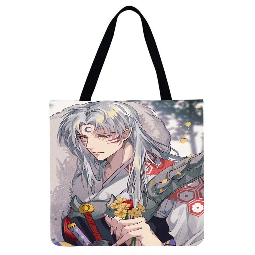 Linen Tote Bag-Cartoon anime