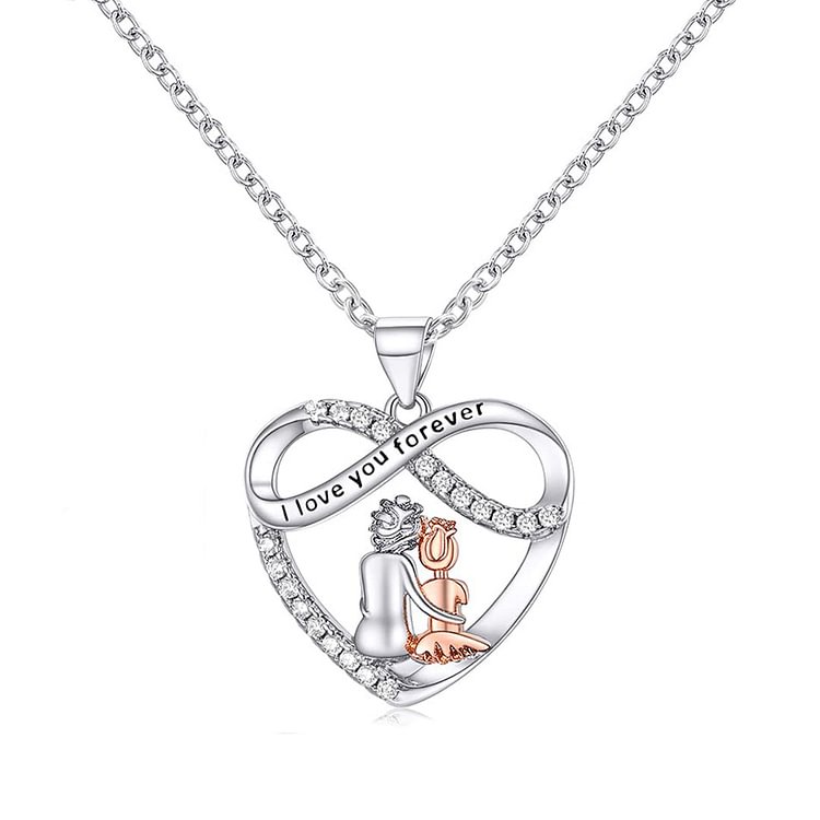 For Daughter - S925 I am Always with You Infinity Heart Necklace