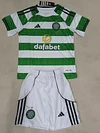 Joyfball 2025/2026 Kids Size Celtic Home Football Shirt 1:1 Thai Quality