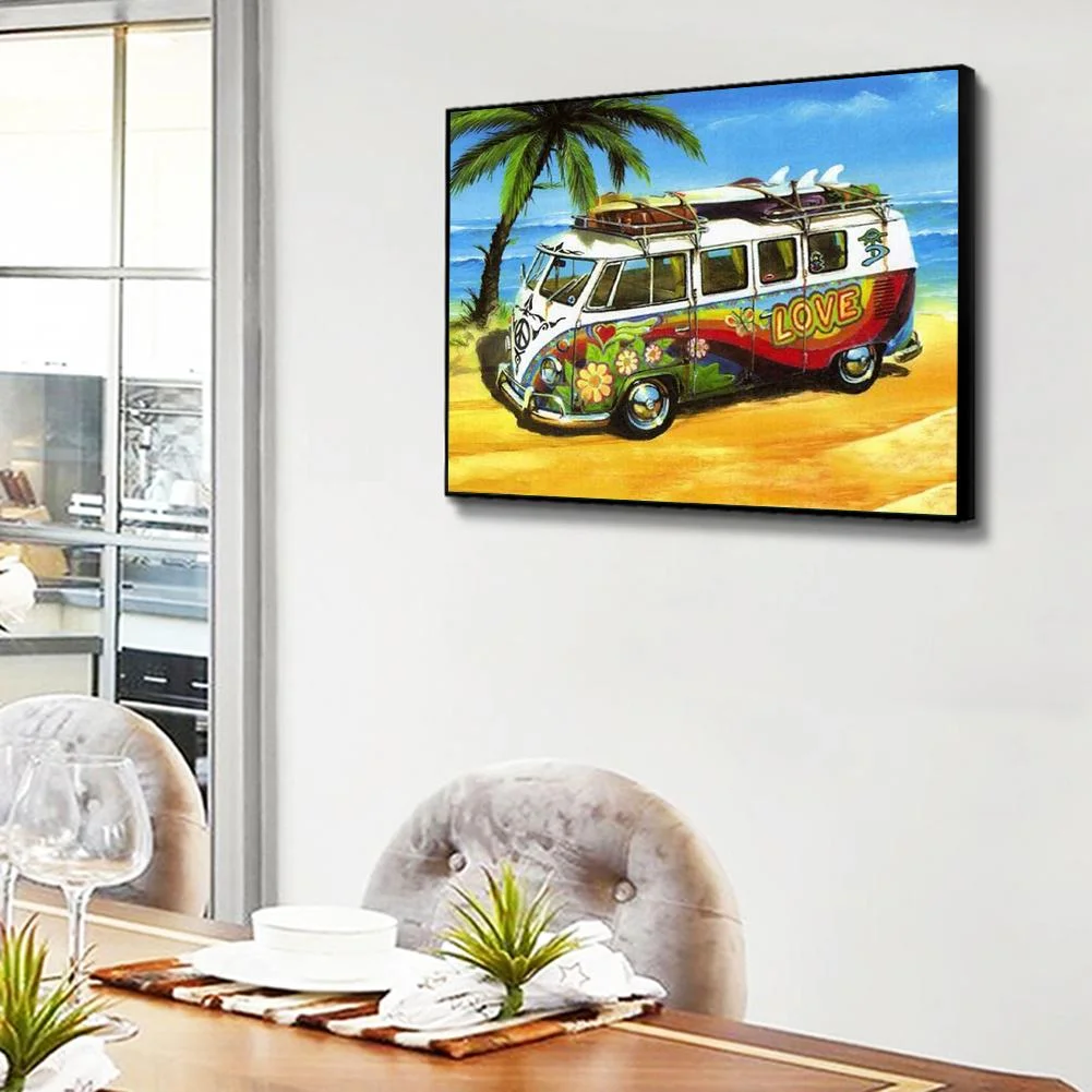 Diamond Painting - Full Round Drill - Car(40*30cm)