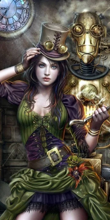  Caitlin 40*80CM (Canvas)AB Round Drill Diamond Painting gbfke