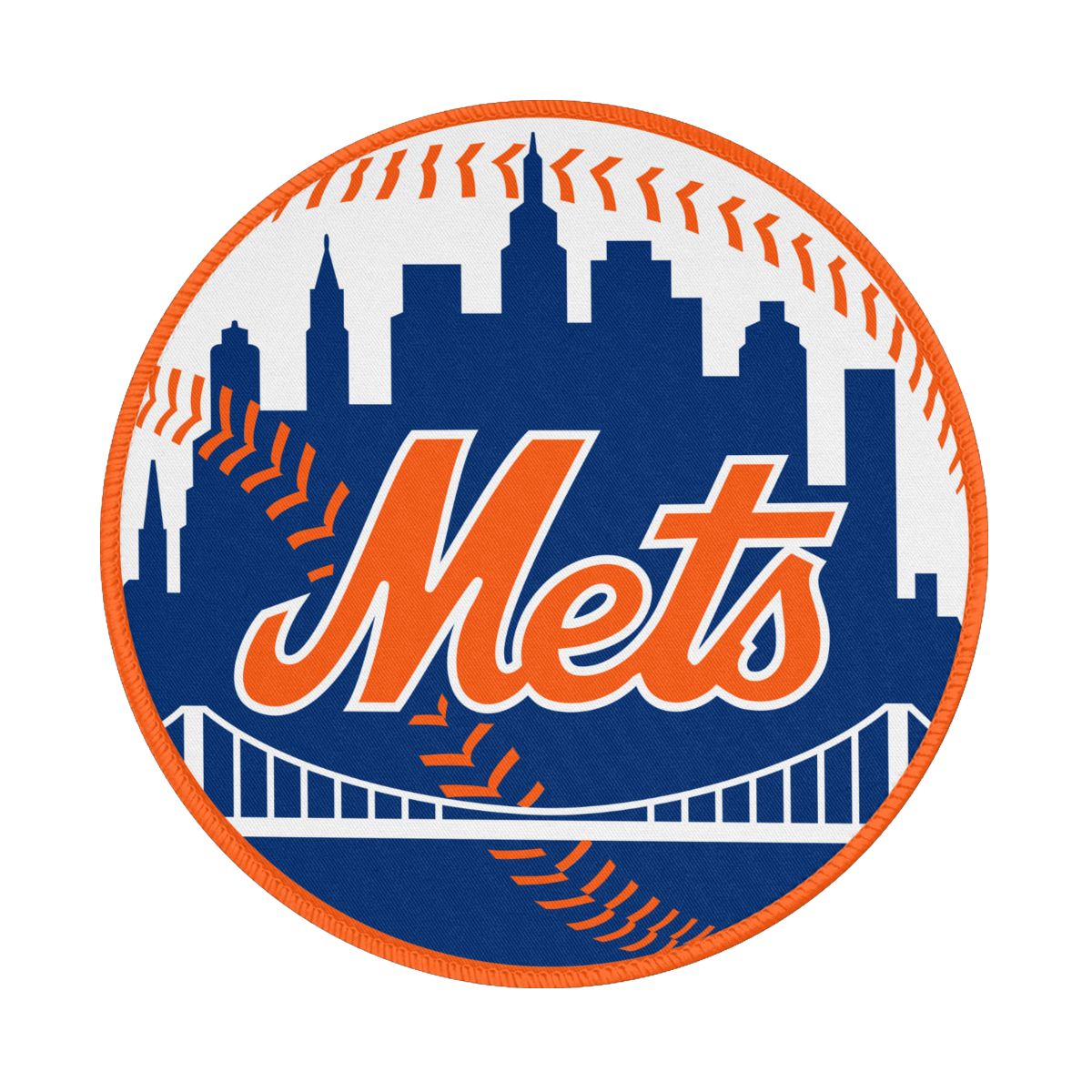 New York Mets Non-Slip Rubber Round Mouse Pad