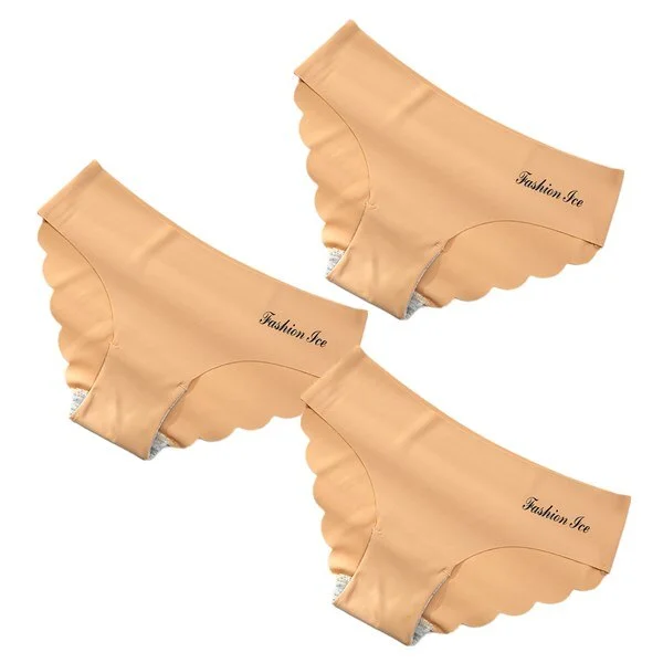 3Pcs/lot Seamless Women's Panties Set Underwear Female Comfort Panties Solid Low-Rise Briefs Women Underpants Lingerie Dropship