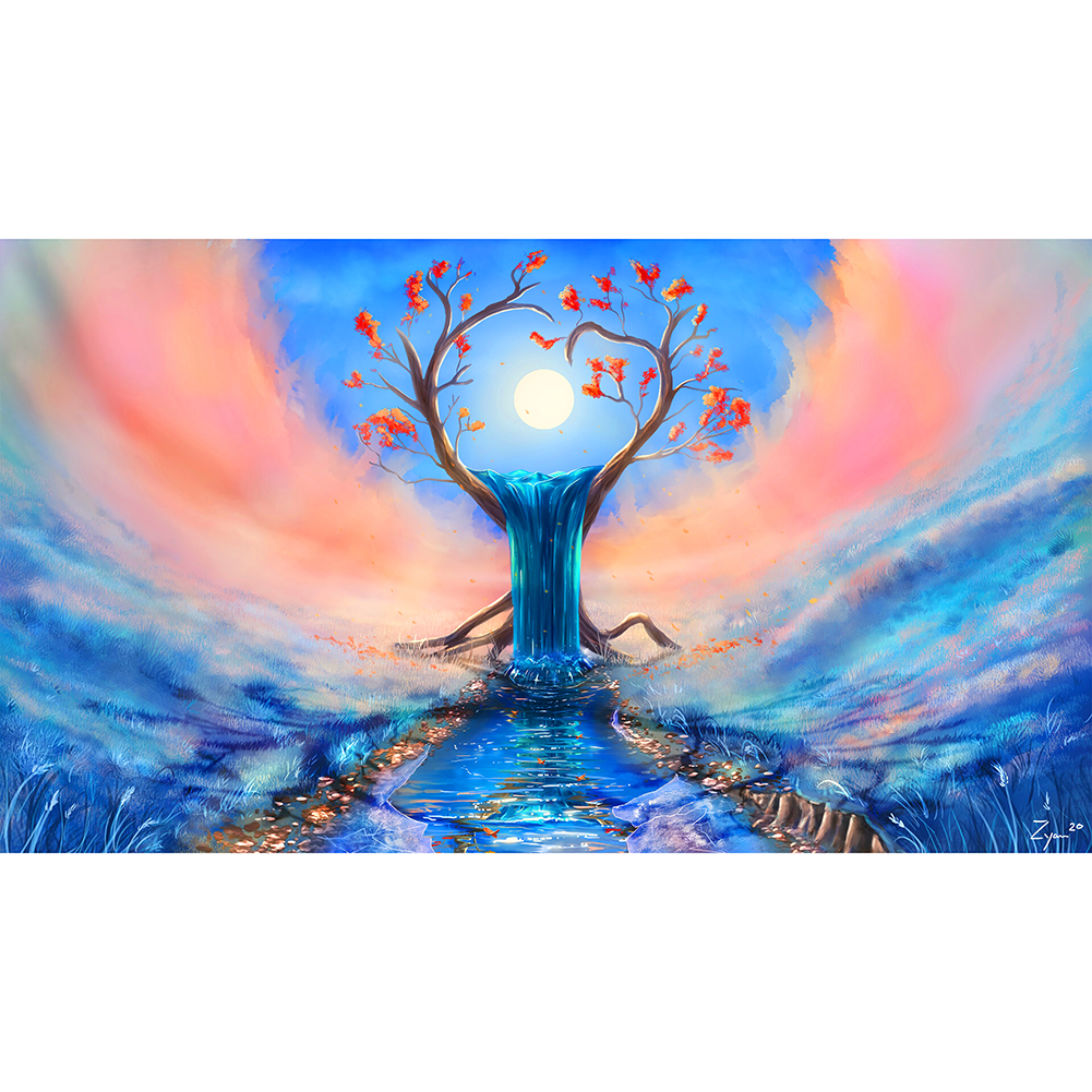 

Fantastic Moon Tree - 1000 Pieces Jigsaw Puzzle, 501 Original