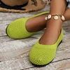 Gioiacombo&trade; Nuove scarpe casual piatte in maglia traspirante da donna