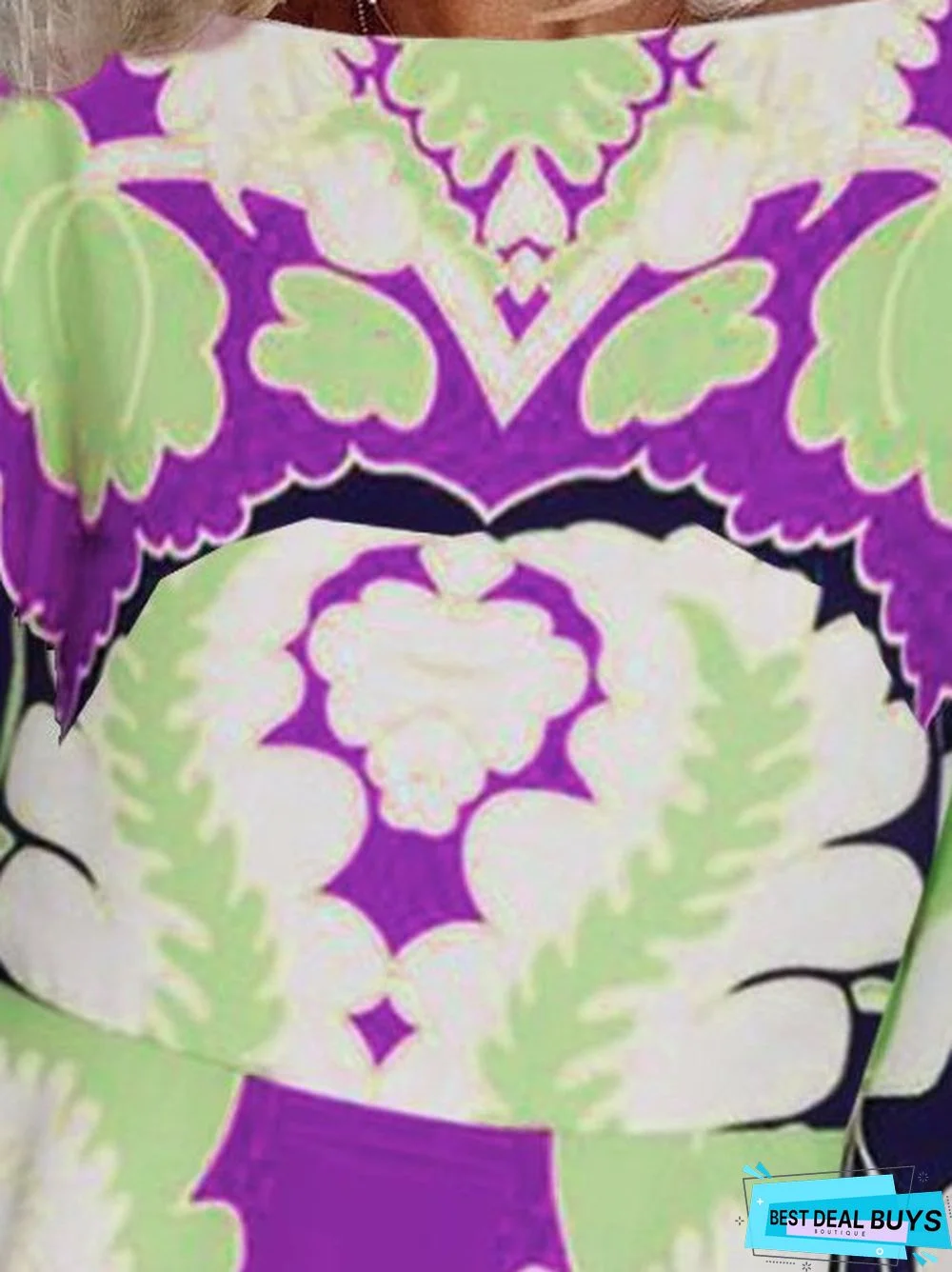 Holiday Half Sleeve Weaving Dress