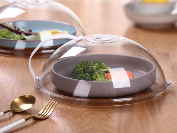 Transparency Microwave Plate Cover - vzzhome