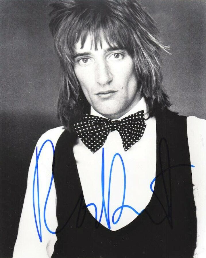 ROD STEWART Signed Photo Poster paintinggraph - Rock / Pop Star Singer / Vocalist - preprint