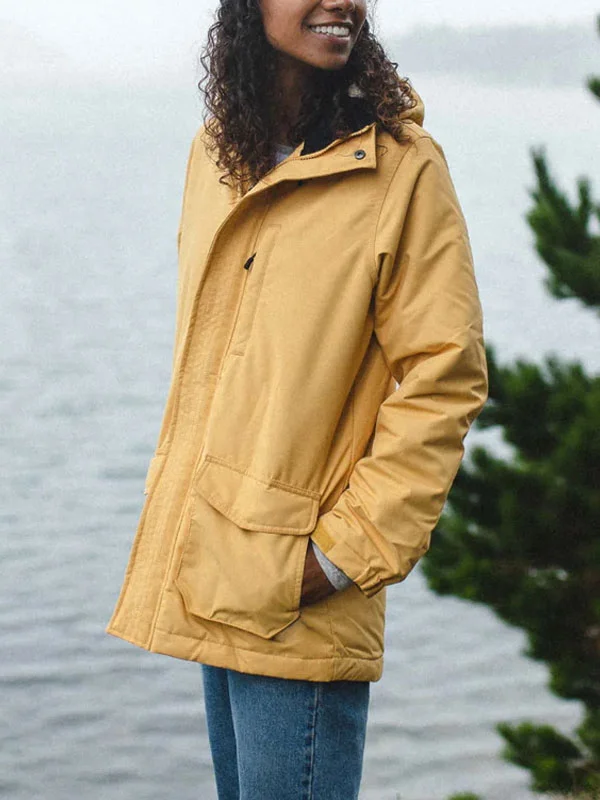 Simple outdoor casual environmental protection ladies coat