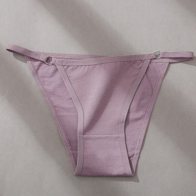 New Women's Cotton Briefs Sexy Low Waist Underwear Female Underpant Comfortable Woman Sexy Panty Plus Size Lingerie M-2XL