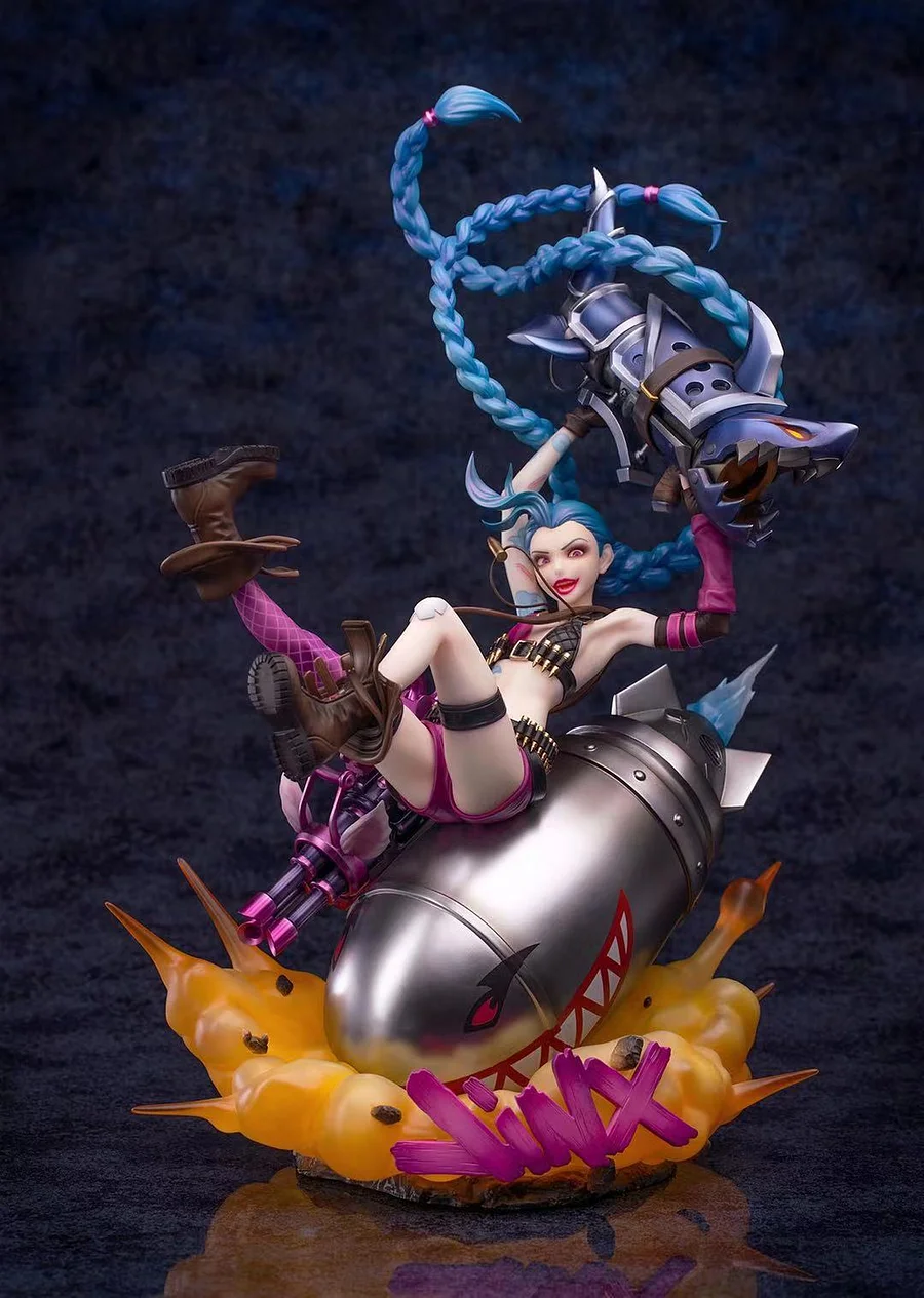 未開封　リーグ・オブ・レジェンド ジンクス 1/7 フィギュア[Myethos] Myethos 1/7 Scale League of Legends LOL Jinx Figure Painted