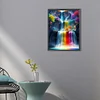 >SALE<5D DIY Full Round Drill Partial AB Diamond Painting Waterfall Art Decor 45x60cm