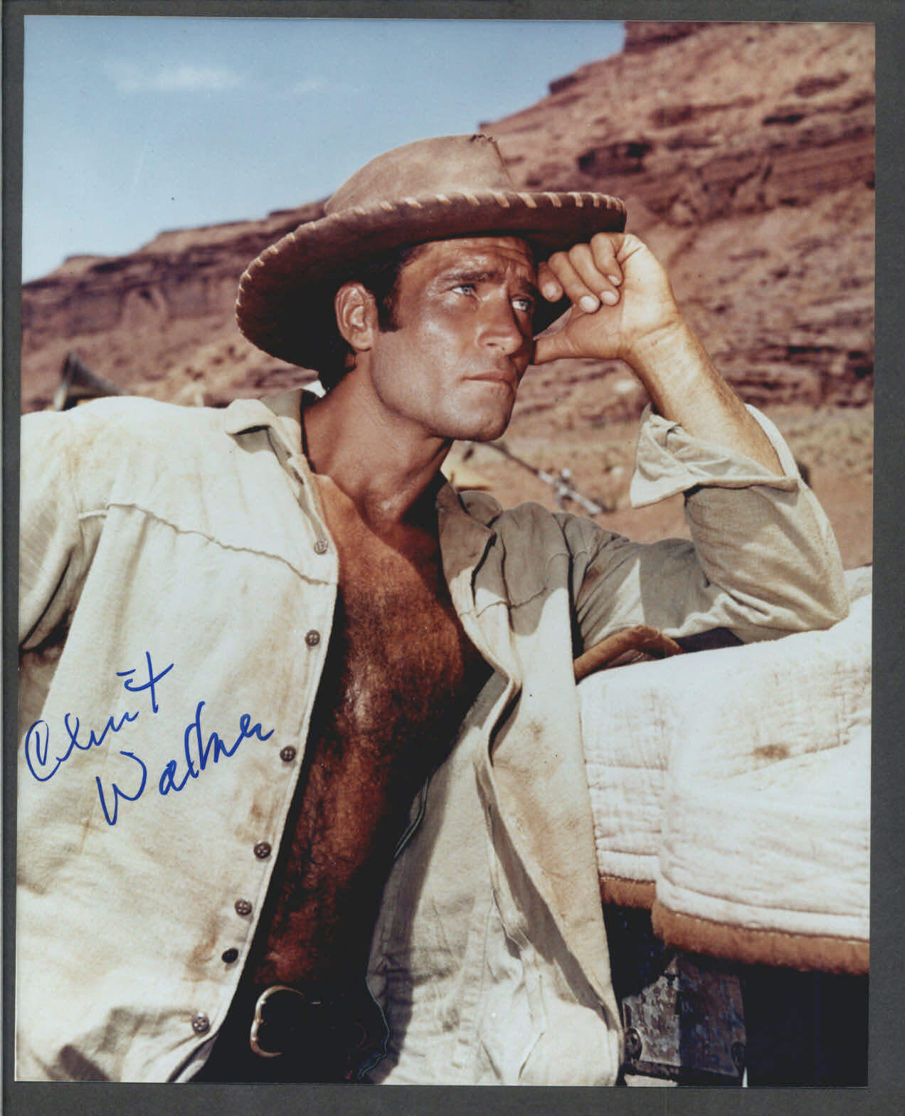 Clint Walker - Signed Autograph Color 8x10 Photo Poster painting - The Dirty Dozen