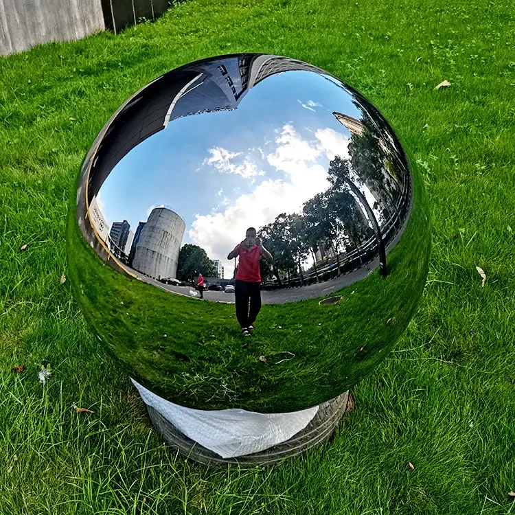 900mm stainless steel mirror sphere