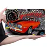 Muscle z28 redline - Panneaux en &eacute;tain m&eacute;tallique(20*30cm/30*40cm)