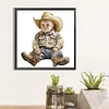 Diamond Painting -DIY Round Drill Cowboy Kid