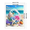(2pcs) Beach Shells-11CT Stamped Cross Stitch 40*50cm(Bundle Sale)