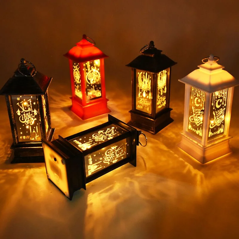 LED Ramadan Lantern Wind Lights Ramadan Decorations For Home Eid Mubarak Islamic Muslim Festival Party Decor Ramadan Kareem Gift