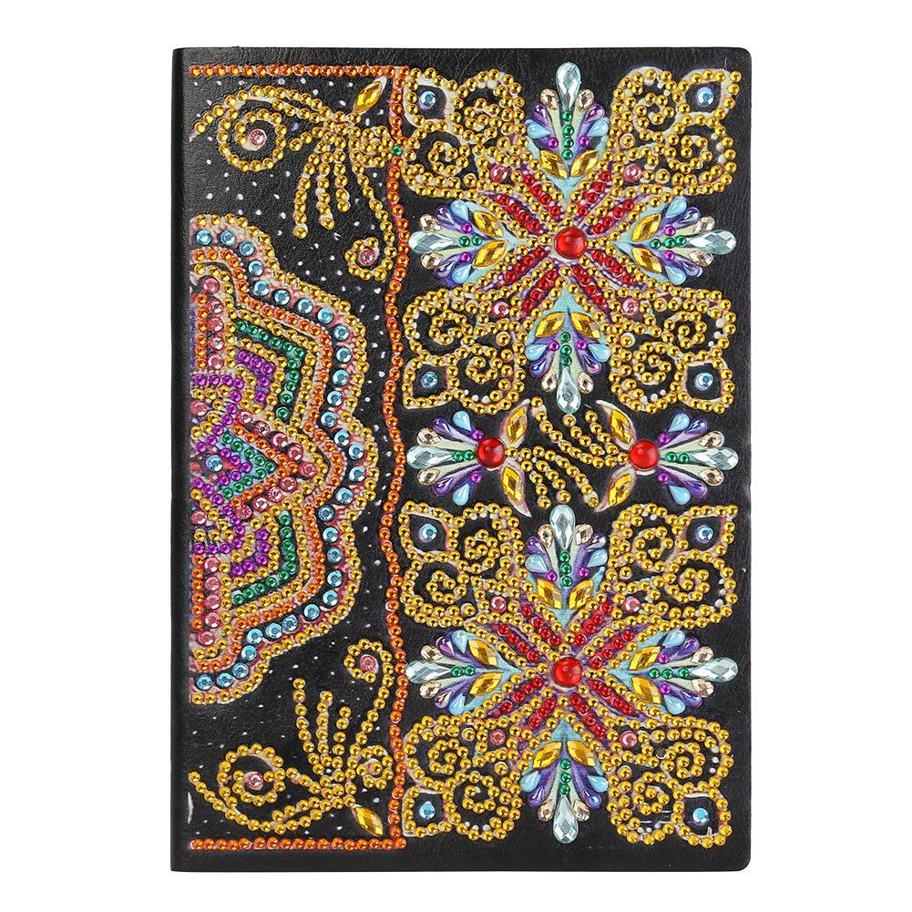 

Mandala-DIY Creative Diamond 50 Pages A5 Notebook, 501 Original