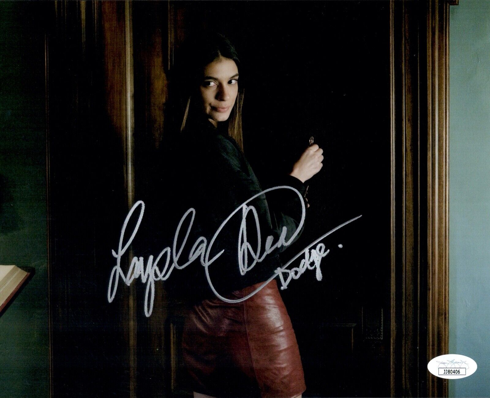 LAYSLA DE OLIVEIRA Signed LOCKE & KEY 8x10 Photo Poster painting DODGE Autograph JSA COA Cert