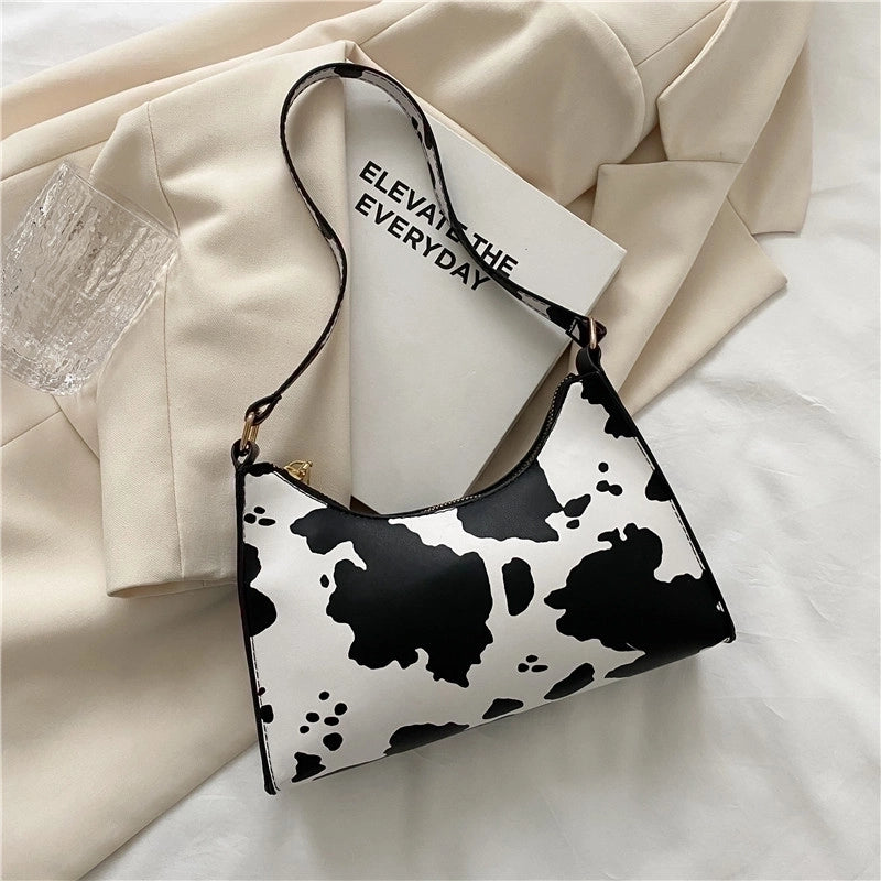 Zebra Leopard Striped One-shoulder Underarm Bag