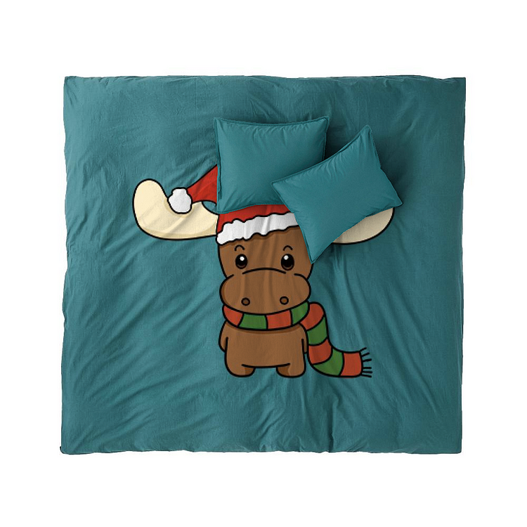 Cute Little Reindeer, Christmas Duvet Cover Set