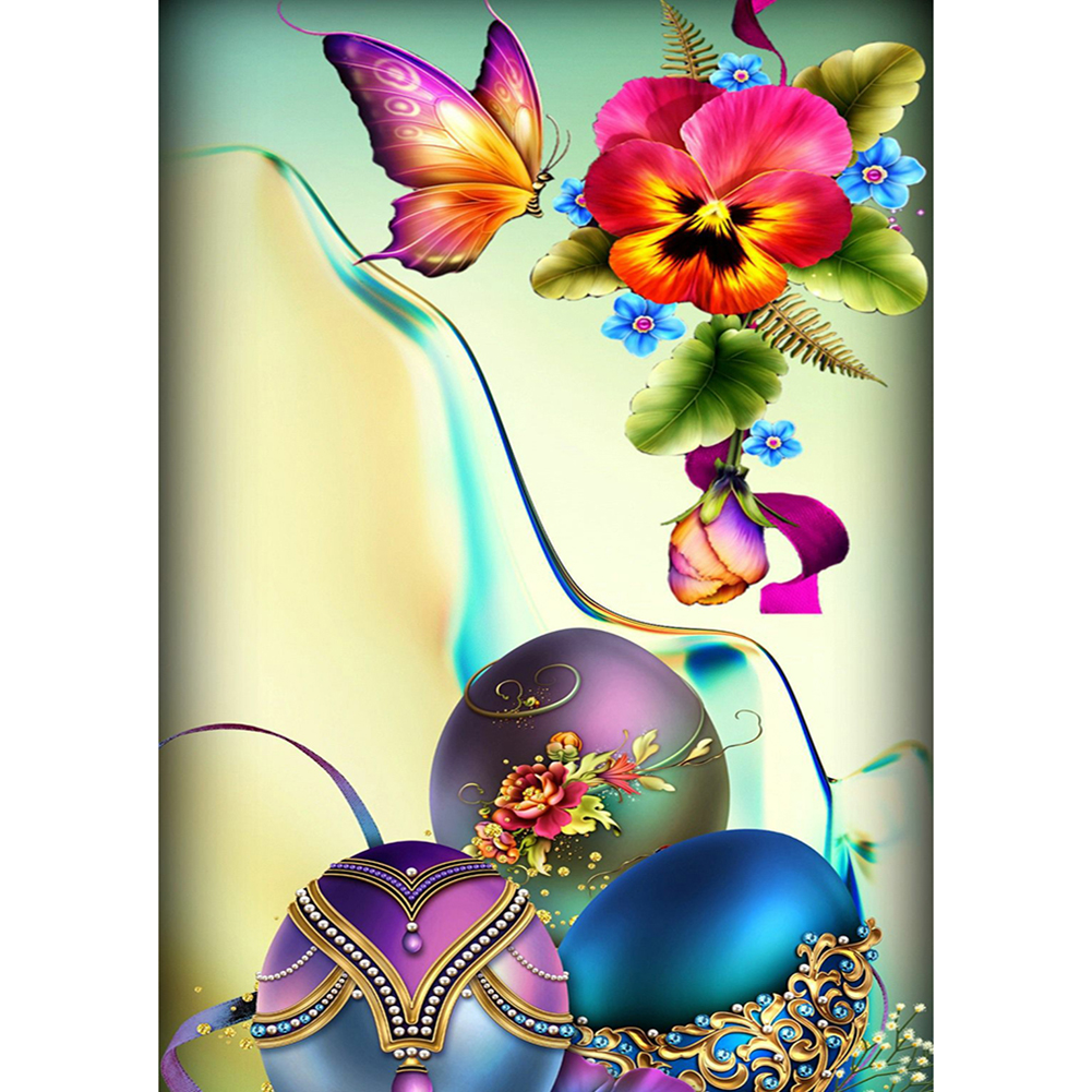 

Easter Eggs-Round Drill Diamond Painting-30*60CM, 501 Original