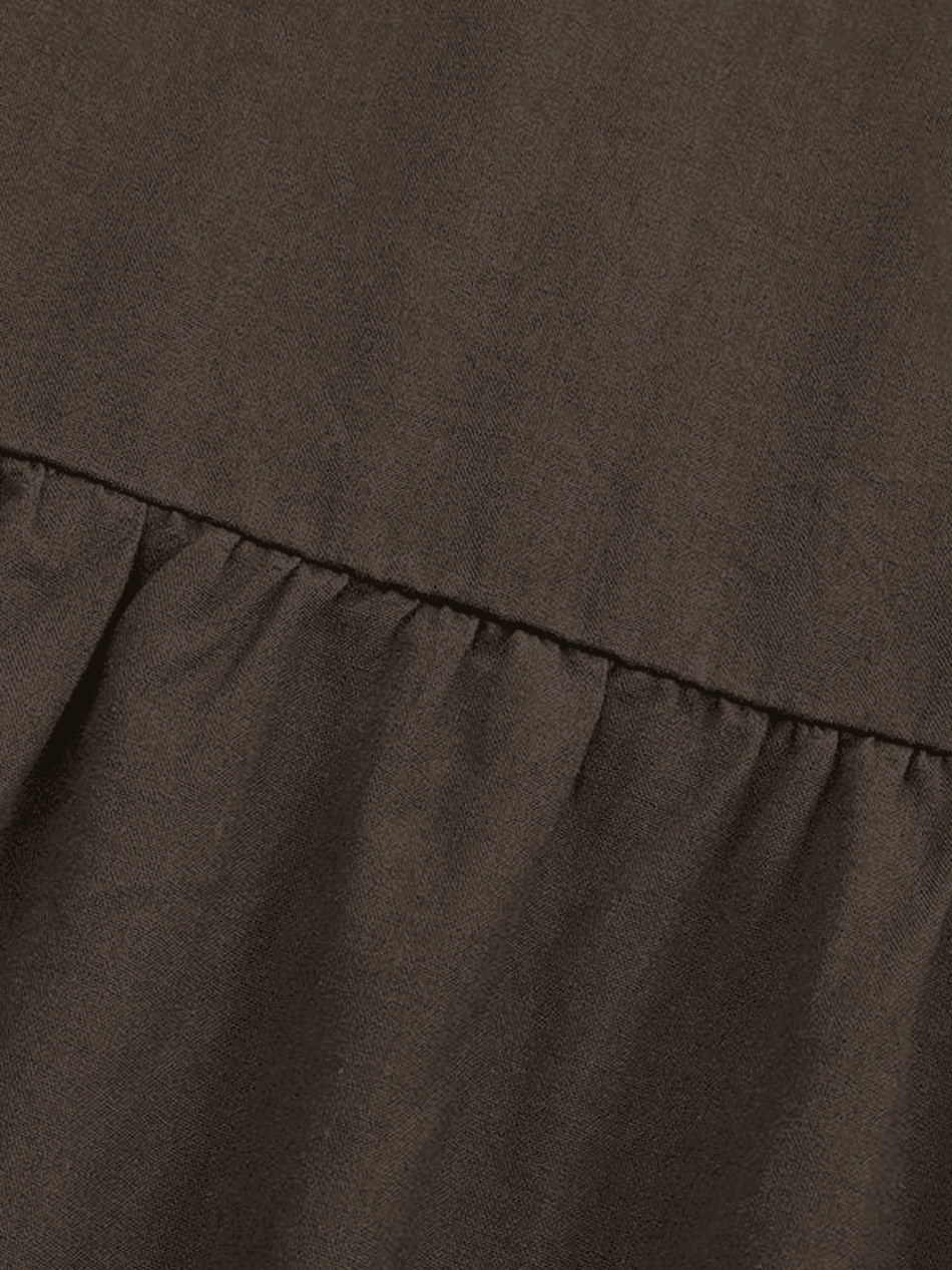 Brownm Fairy Tiered Maxi Skirt