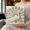 (Pre-Framed)Peacock-Special Shape Diamond Painting Kit(25x25cm)