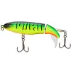 5pcs Fishing Lures Whopper Popper Artificial Bait with Rotating Tail Crankbait