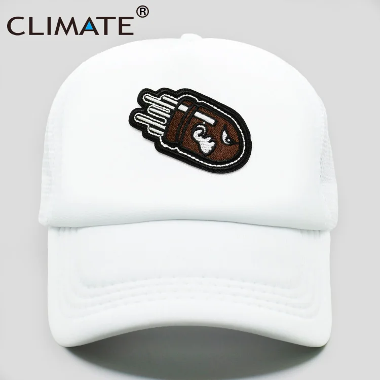 CLIMATE N-bomb Bomb Cap Nuclear Bomb Trucker Cap Bomb Atomic Cap Nuke Hat Little Boy Baseball Cap Cool Summer Mesh Hip Hop Cap