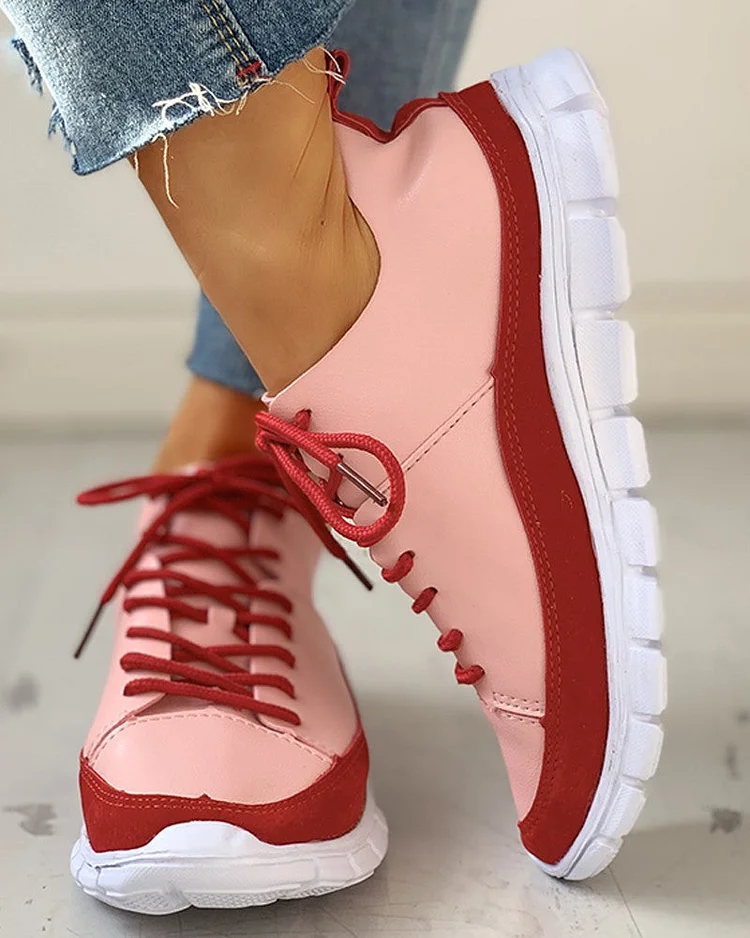 Cross Strapping Flat-heeled Casual Shoes