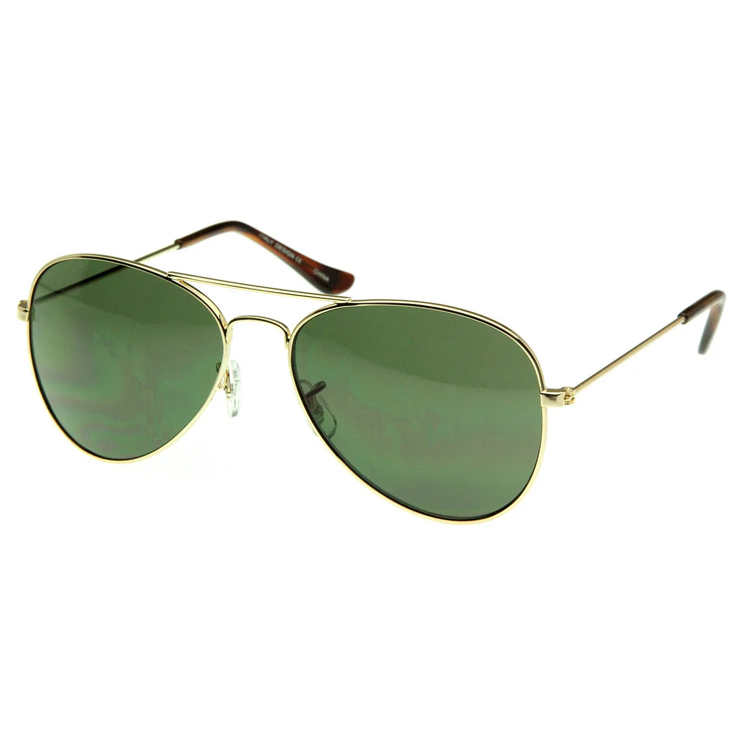 Original Classic Metal Standard Aviator glasses - Nickel Plated Frame