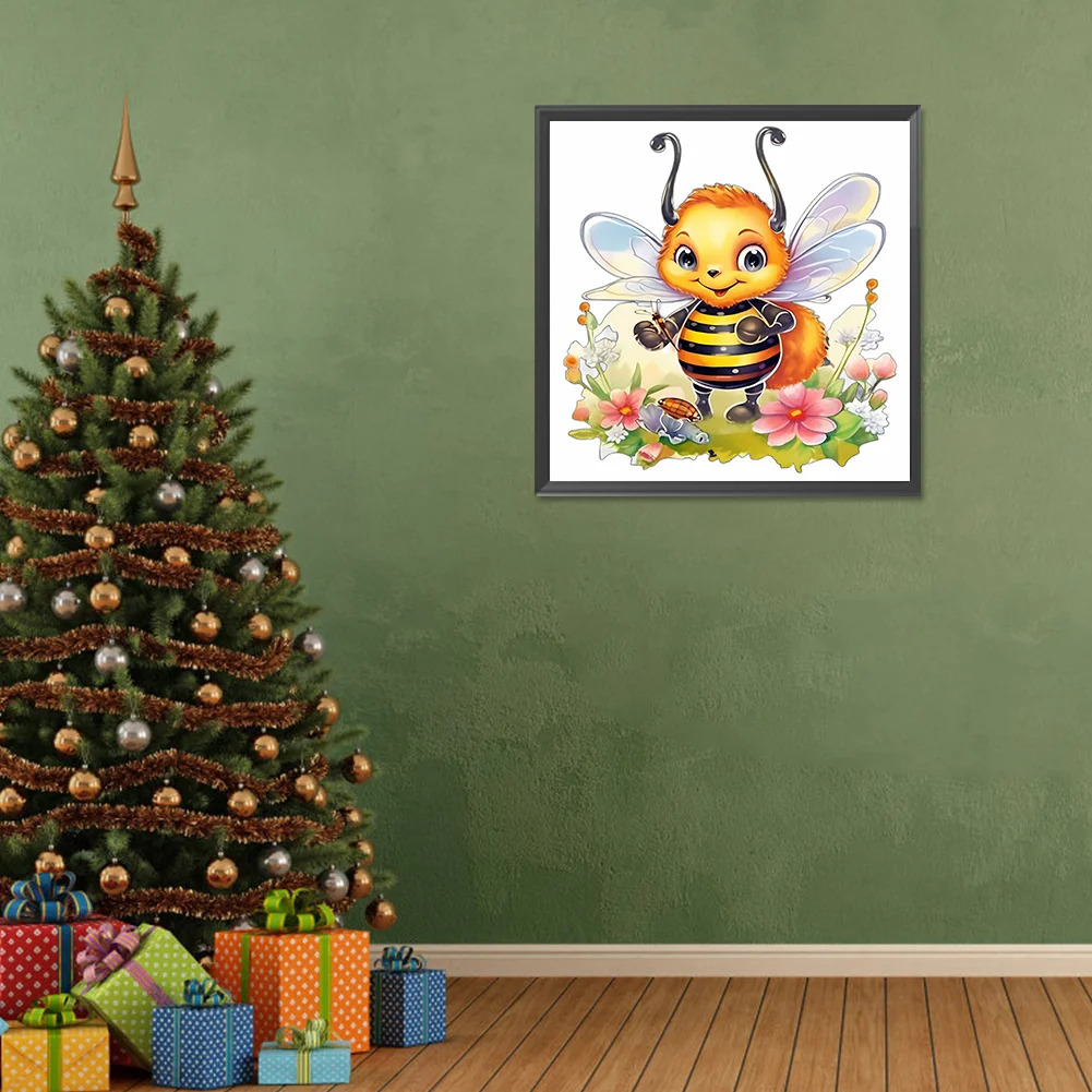Full Round Diamond Painting 30*30cm - Bee