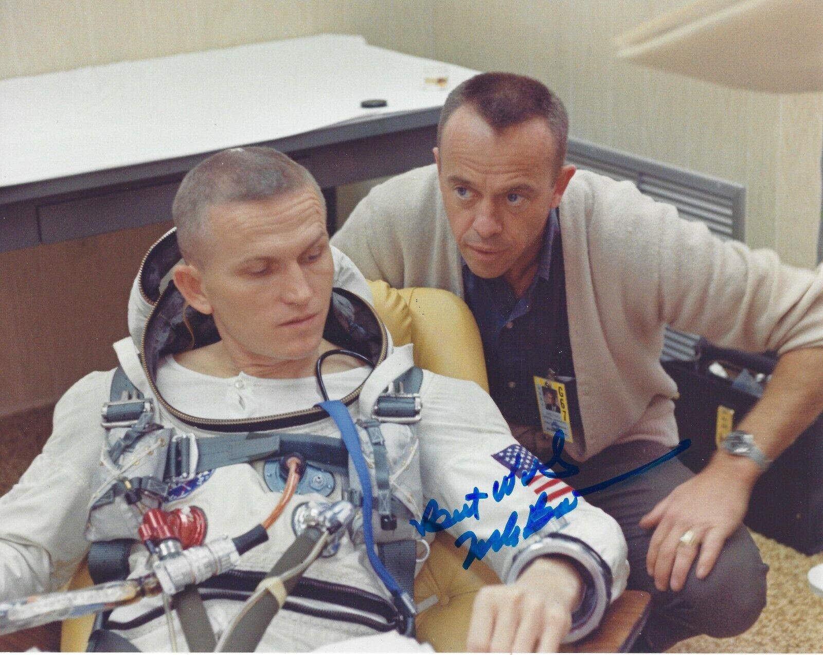 FRANK BORMAN APOLLO 8 SIGNED 8x10 Photo Poster painting UACC & AFTAL RD ASTRONAUT AUTOGRAPH