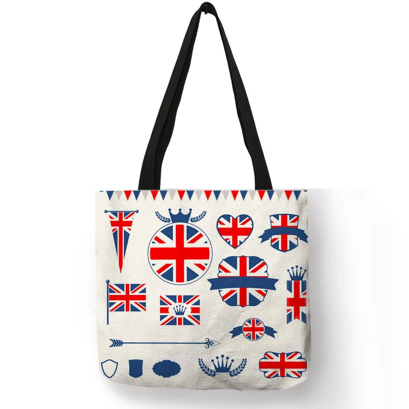 Women’s Medium Polyester Printing Basic Classic Style Square Open Shoulder Bag