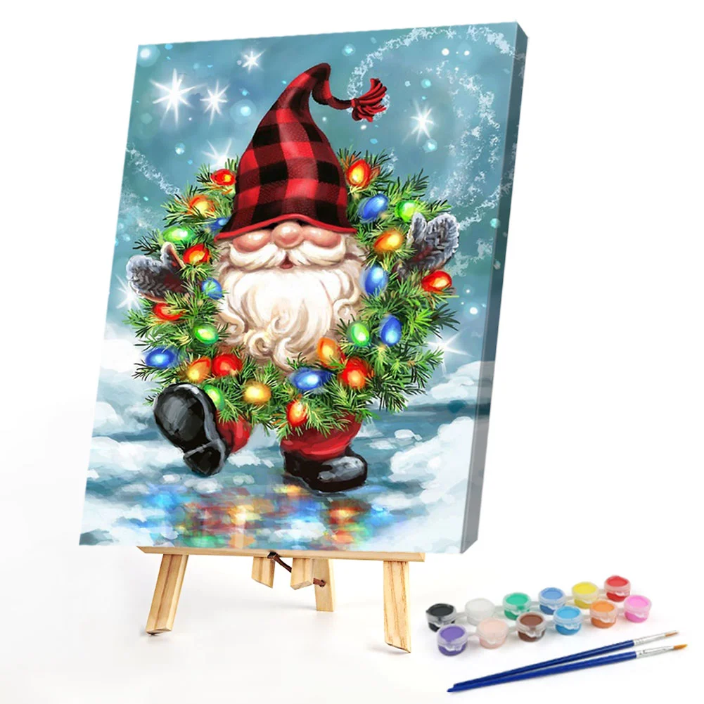 Wreath Gnome - Paint By Numbers(40*50CM)