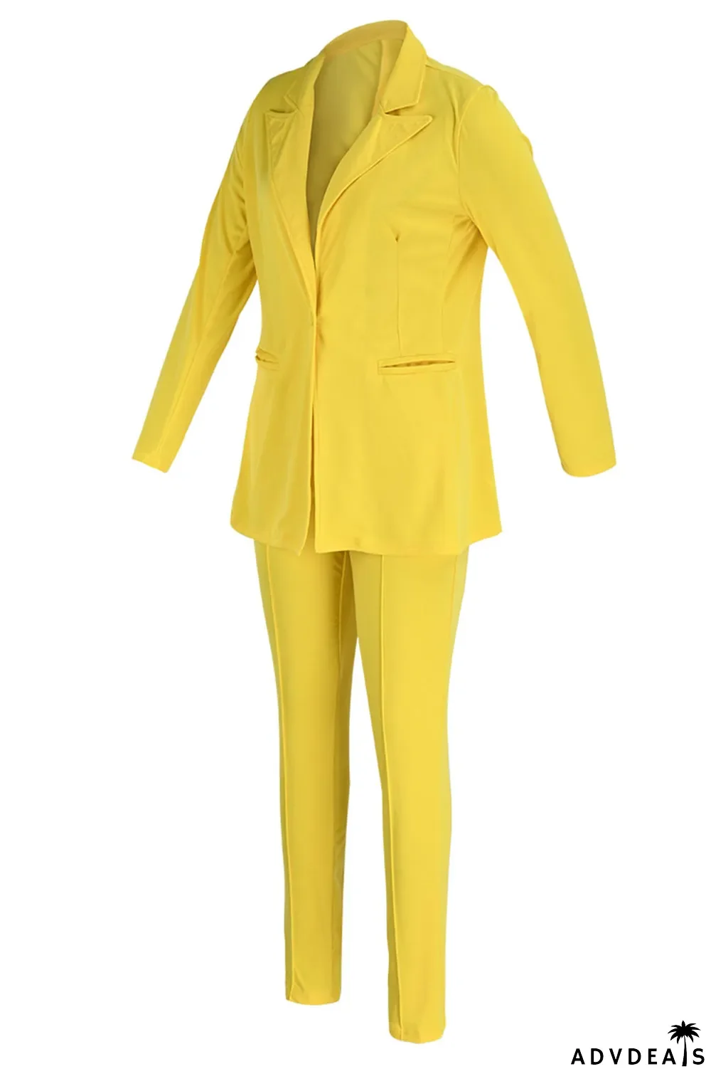 Black Casual Solid Patchwork Turn-back Collar Long Sleeve Two Pieces