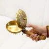 Indian Imported Vintage Handmade Brass Handheld Aromatherapy Burner