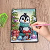 Weihnachtspinguin - 5d DIY Basteln Notizbuch