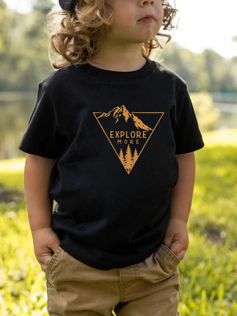 Children's Clothing Outdoor Exploration More Short-Sleeved Shirt in  mildstyles