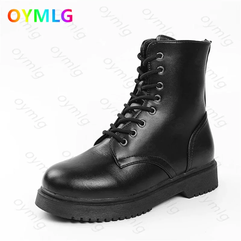 Qengg women 2021 autumn thin single British style ladies white fried street net red thin boots winter shoes women