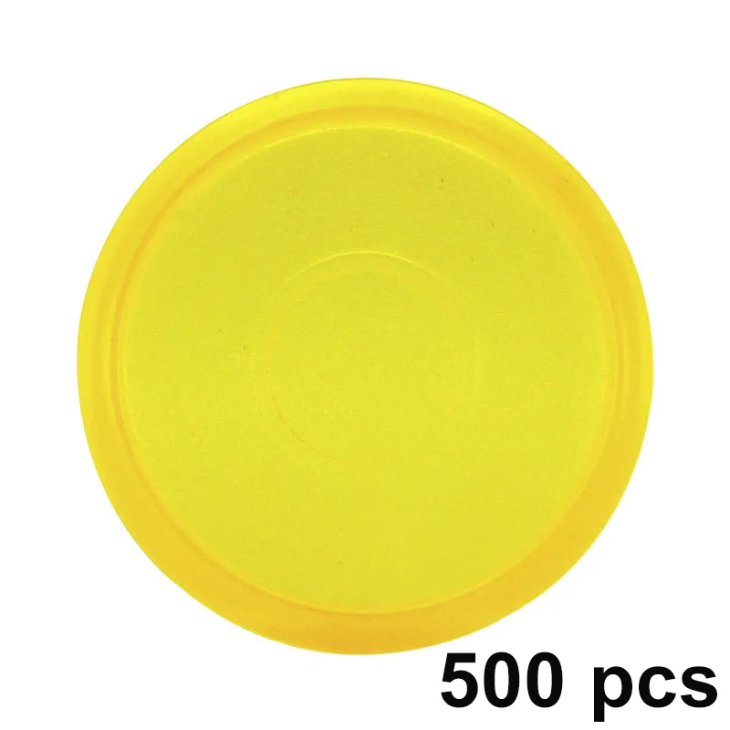 500pcs Transparent Plastic Binding Rings for Discbound Discs Notebook Planner Loose-leaf Mushroom Hole Binding Accessories