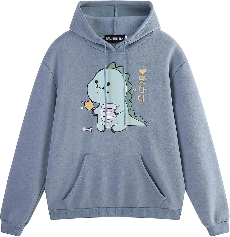 Novelty Dinosaur Hoodies Graphic Sweatshirt Oversized